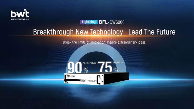 neueste Unternehmensnachrichten über BWT startet Faserlaser des Blitzes 6000W | Kleiner, heller und intelligenter  0