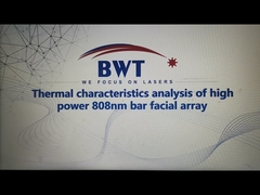 Thermal characteristics analysis of high power 808nm bar facial array—Section A
